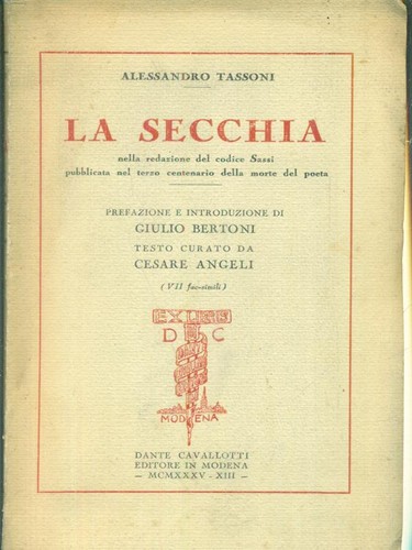 Secchia prima edizione - prima,